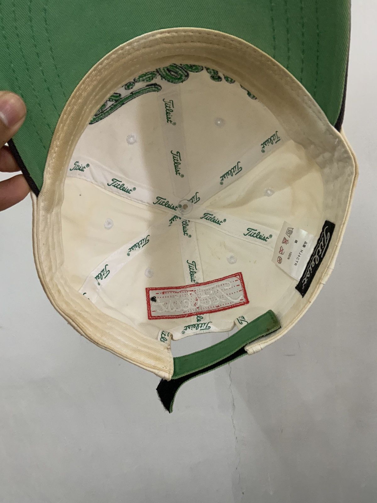 Japanese Brand Vintage Fitleist Pro V1 Embroidery Fade Hat Size ONE SIZE - 9 Thumbnail
