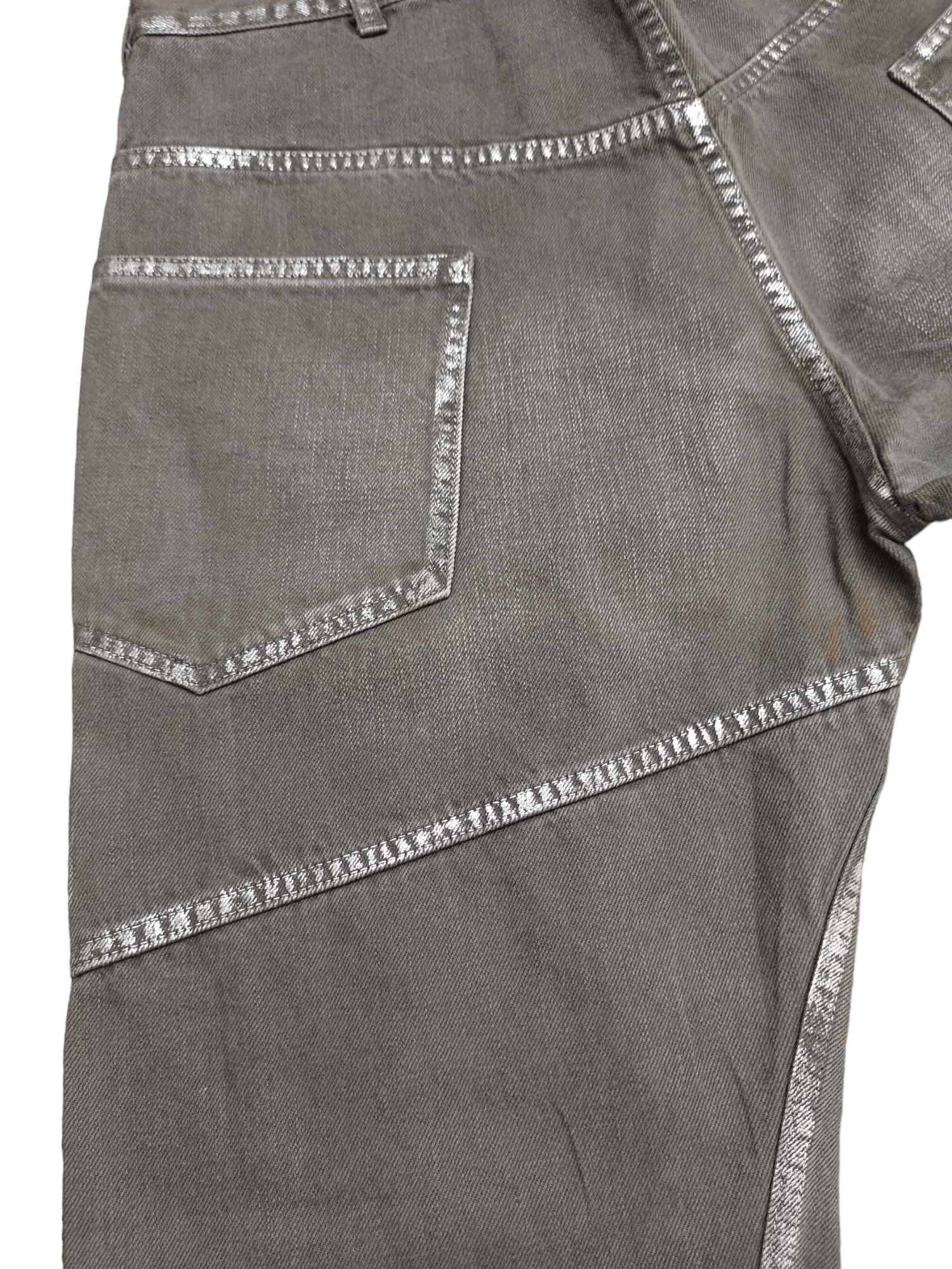 Comme des Garcons × Undercover Vintage Y2k Ark Japan Painted Jnco Style Baggy Jeans Size US 31 - 16 Thumbnail