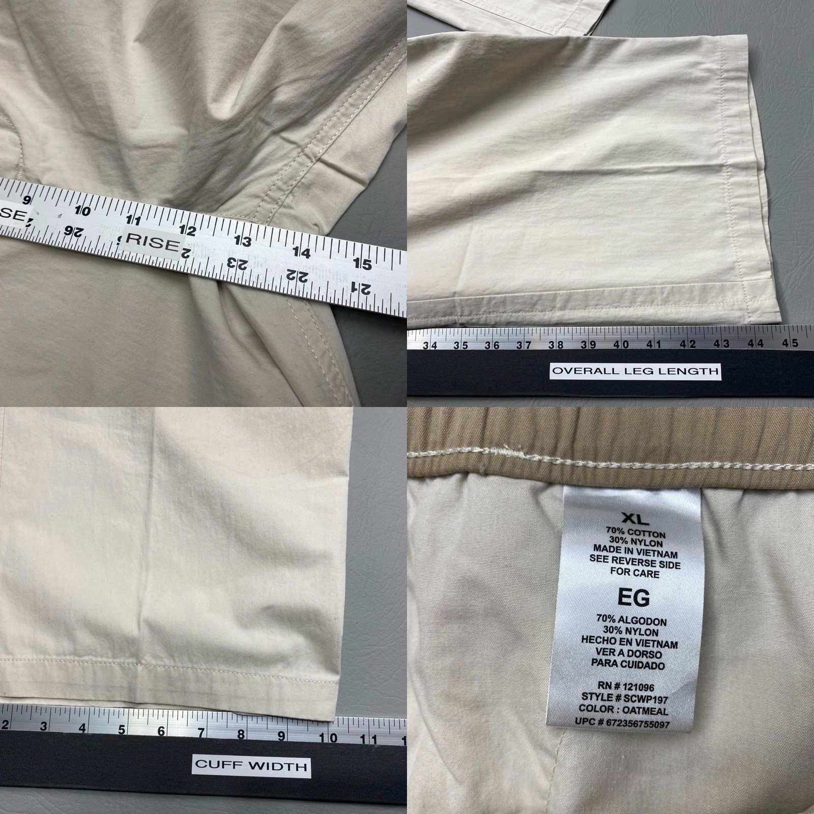 Weatherproof VINTAGE Weatherproof Pants Mens XL 42-44x32 Oatmeal Comfort Waist Easy Care NWT Weatherproof Pants Mens XL 42-44x32 Oatmeal Comfort Waist Easy Care Size US 36 / EU 52 - 9 Thumbnail