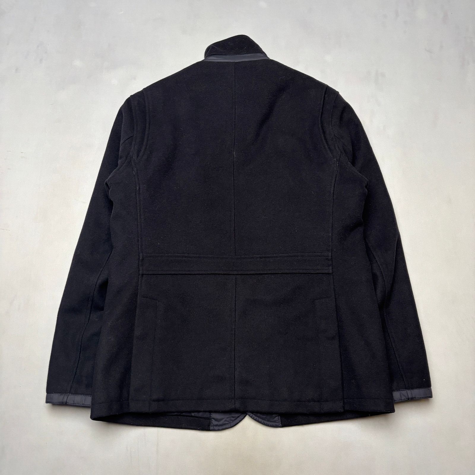Barbour × J.Crew $449 Barbour Barkston Great Coat Jacket Men's Medium Wool Size US M / EU 48-50 / 2 - 3 Thumbnail