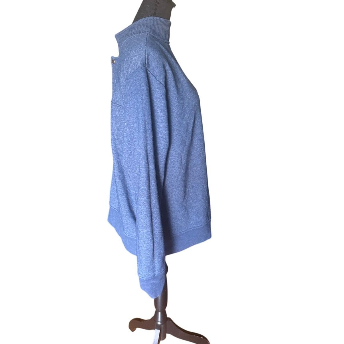 Orvis Orvis Men’s Signature 1/4 Zip Sweatshirt – Mottled Blue Size US L / EU 52-54 / 3 - 5 Thumbnail