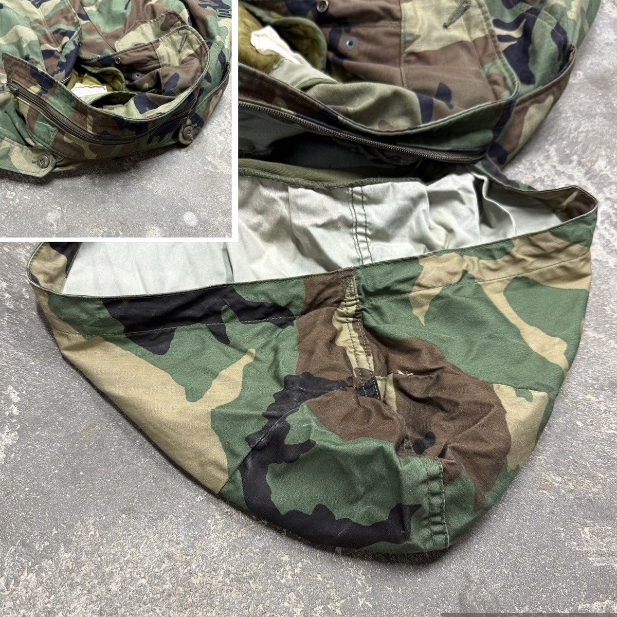 Vintage USAF M-65 Woodland Field Jacket w/ Liner / Small Regular Size US S / EU 44-46 / 1 - 7 Thumbnail