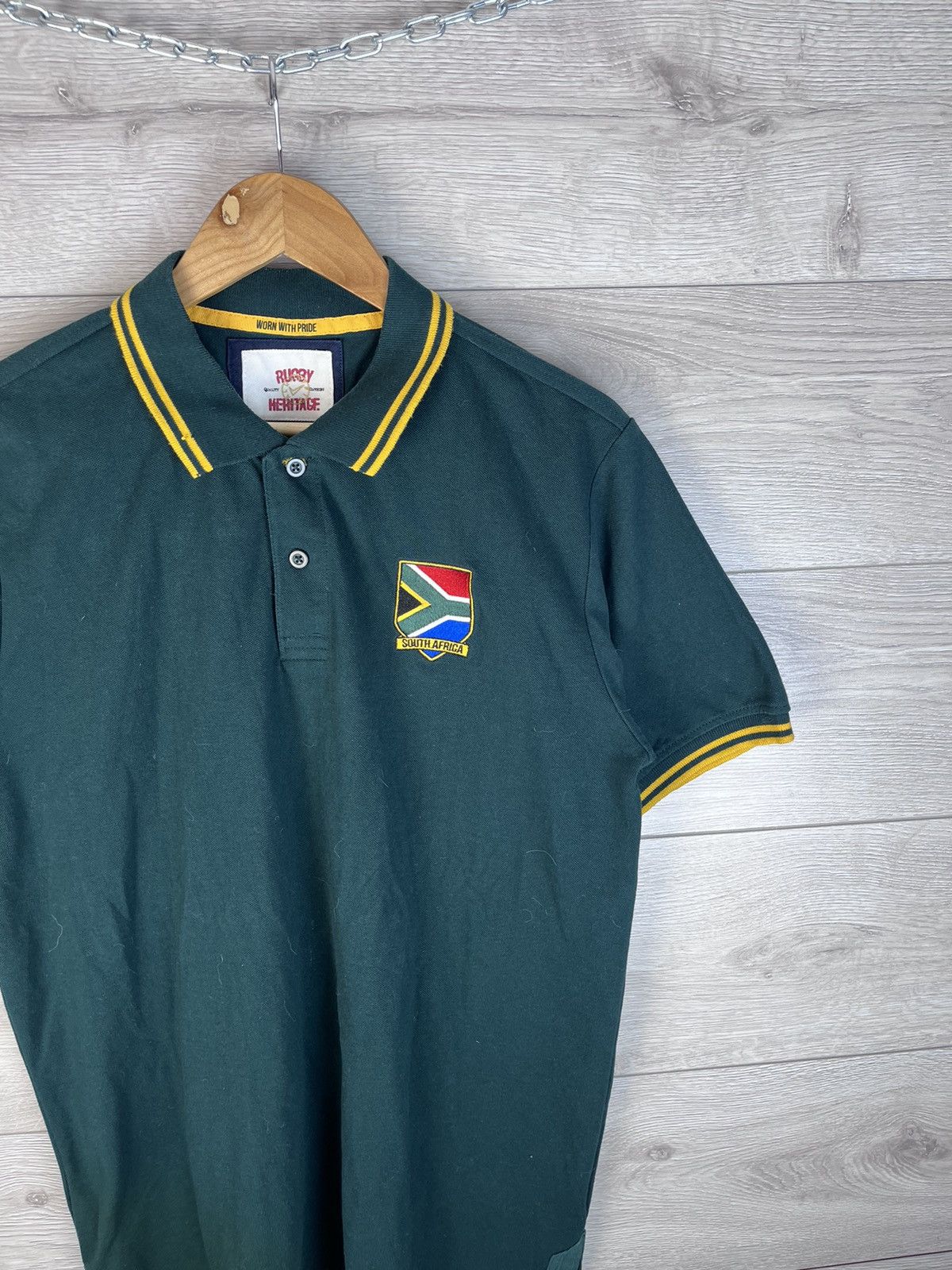 Other Men’s vintage rugby polo South Africa 🇿🇦 size L Size US L / EU 52-54 / 3 - 2 Thumbnail