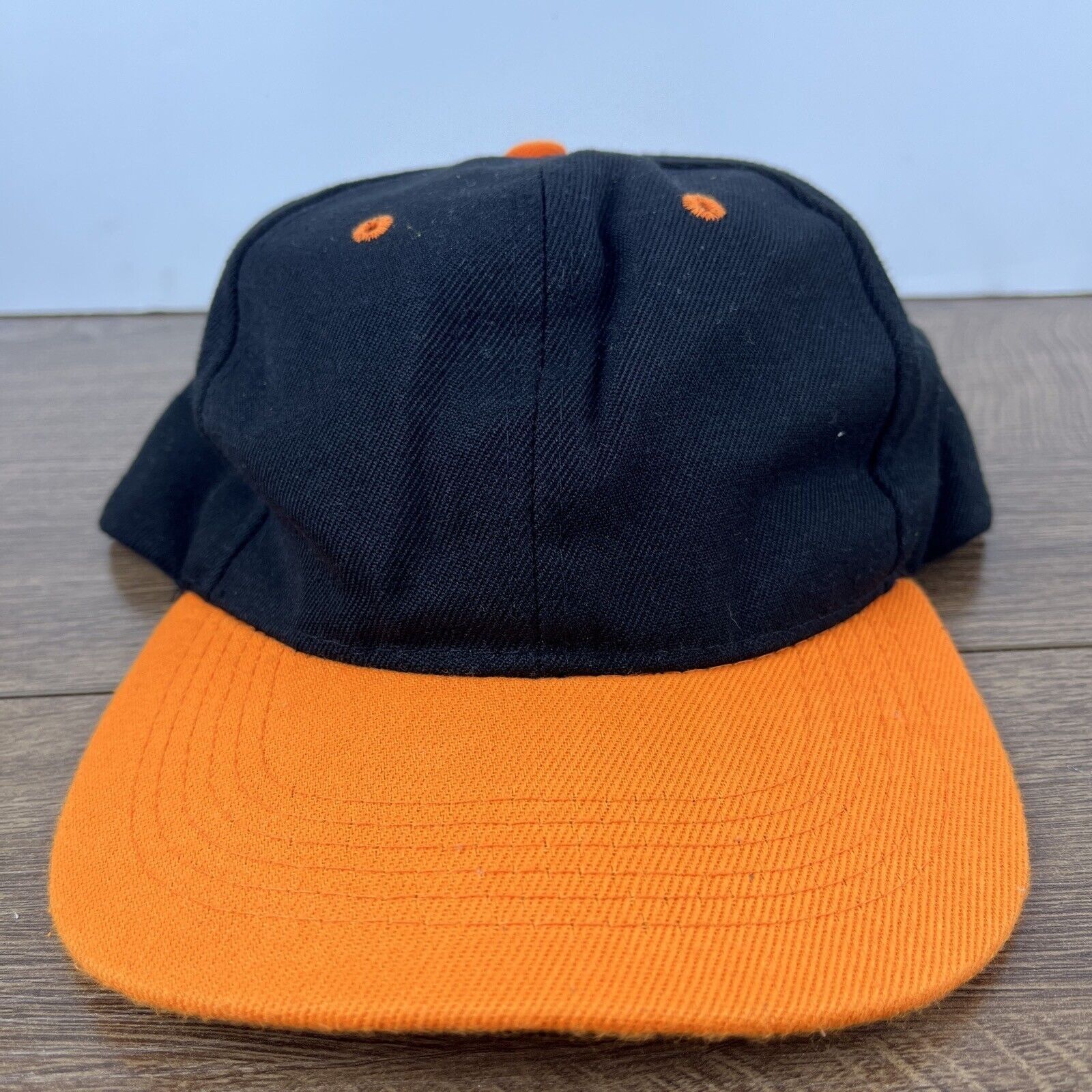 Other Black Orange Baseball Hat Adjustable Adult Size Hat Black Ca Size ONE SIZE - 2 Thumbnail
