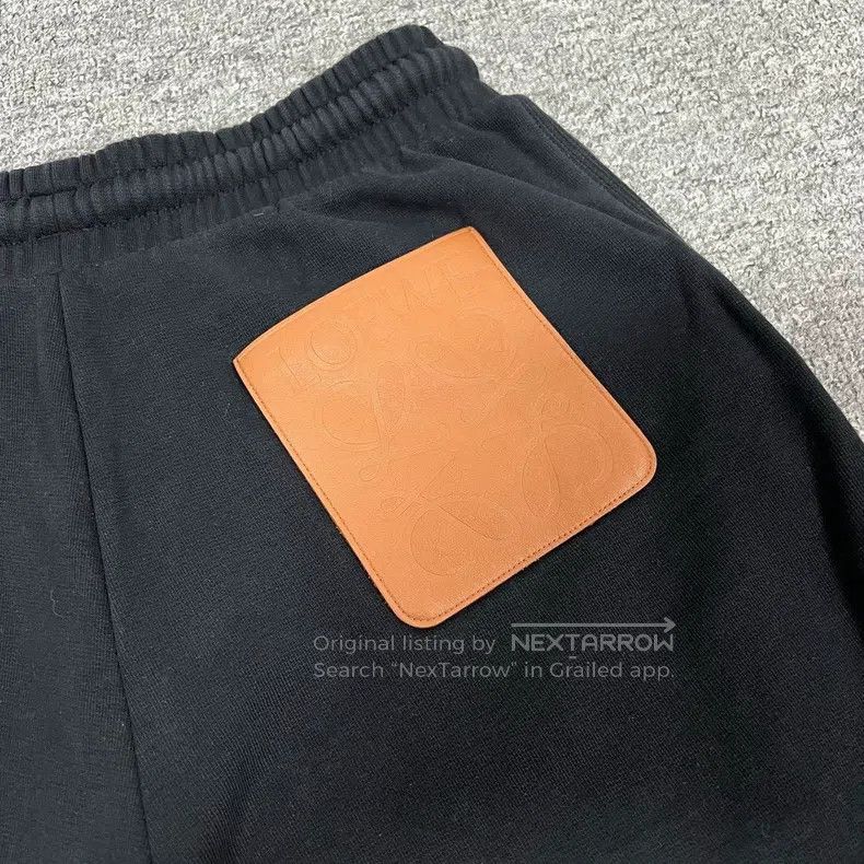 Loewe Loewe size S Leather Patch Big Logo Shorts Size 22" - 3 Thumbnail
