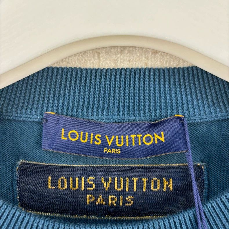 Louis Vuitton Louis Vuitton FW22 piper logo knit short sleeves Size US M / EU 48-50 / 2 - 3 Thumbnail