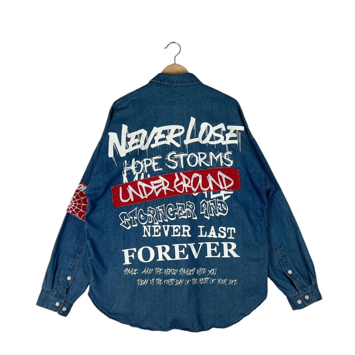 Hysteric Glamour Oversized Bikestar Exploited Underground Button Up Size US XXL / EU 58 / 5 - 2 Thumbnail