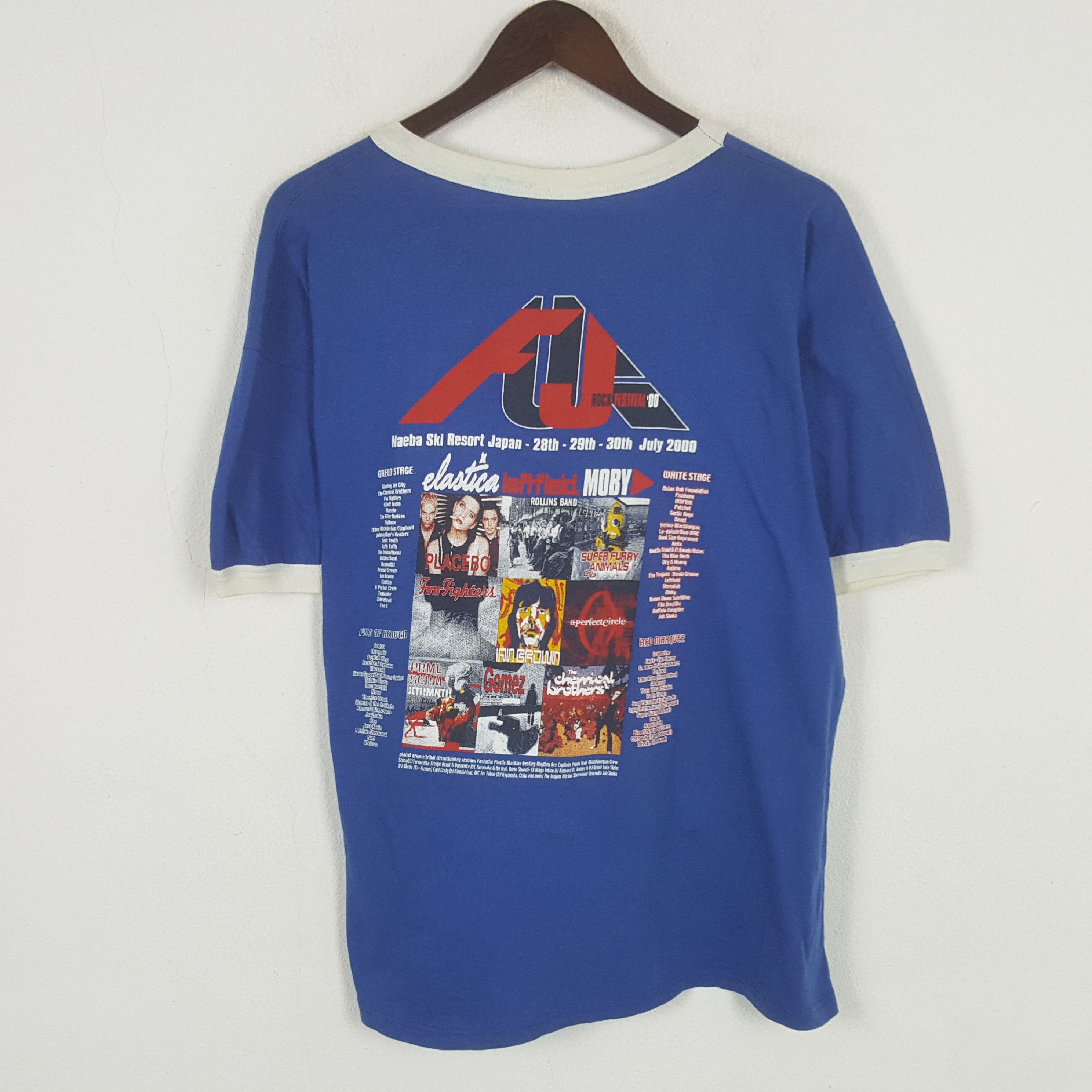 Band Tees × Vintage Vintage Rocks Festival10 Tshirt Size US XL / EU 56 / 4 - 3 Thumbnail