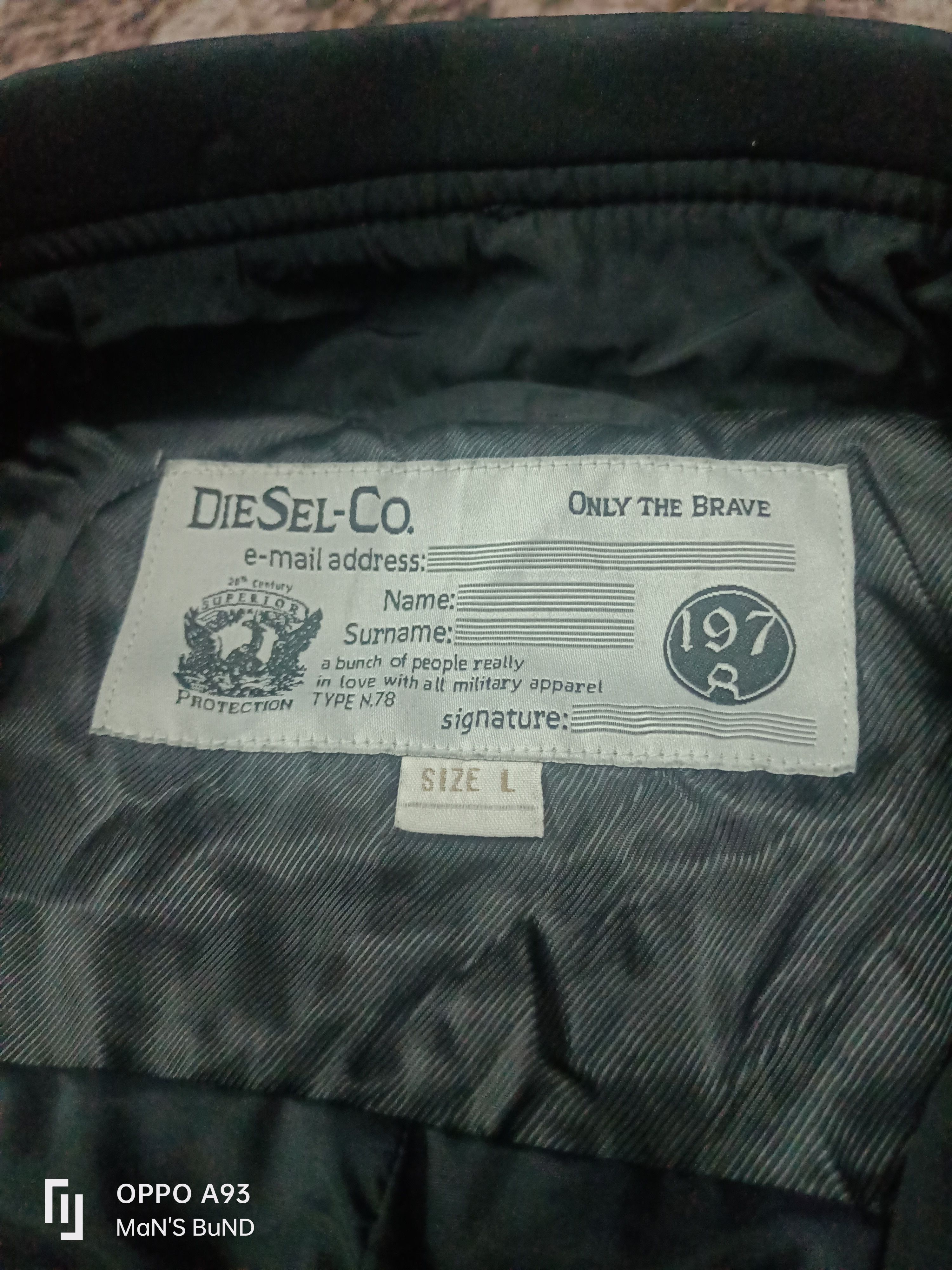 Diesel Diesel-Co Jacket Size US L / EU 52-54 / 3 - 8 Thumbnail