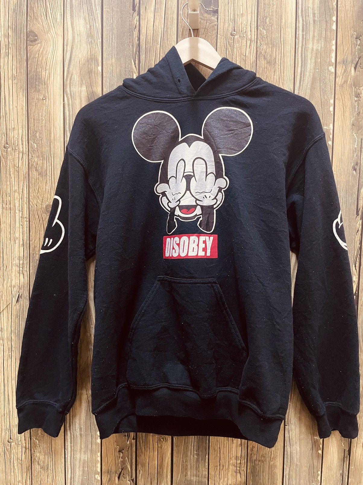Cartoon Network × Vintage DISOBEY mickey mouse Hoodie Size US S / EU 44-46 / 1 - 1 Thumbnail