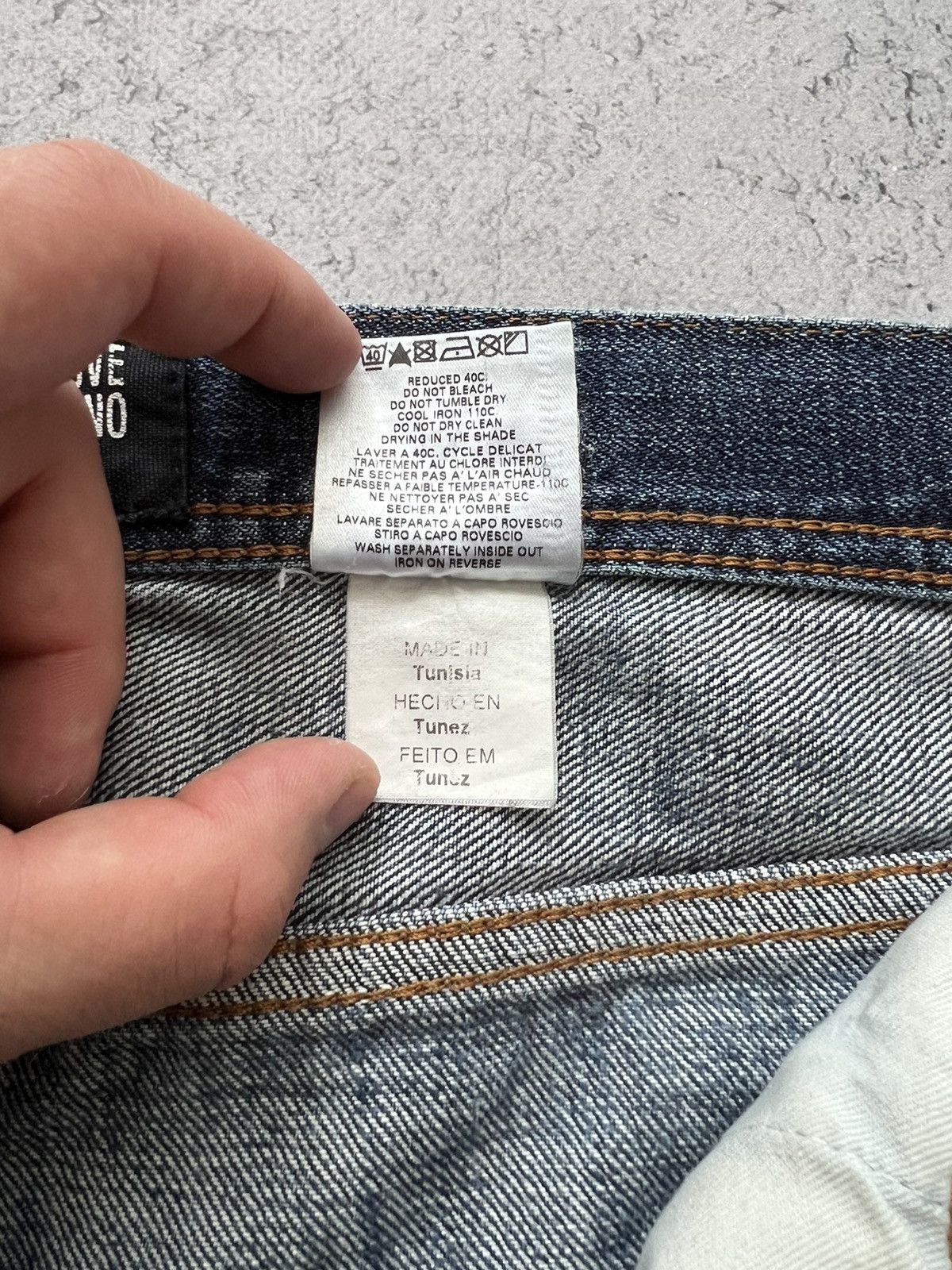 Moschino Vintage Love Moschino Jeans Distressed Denim Pants 00s Size US 38 / EU 54 - 9 Thumbnail