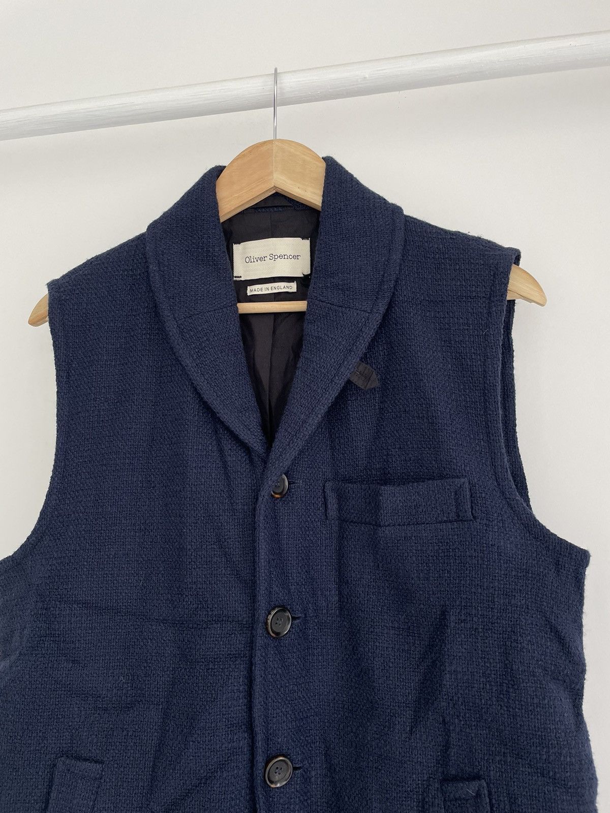 Oliver Spencer Oliver Spencer Moorland Waffle-Knit Vest Size 40 Men Size US M / EU 48-50 / 2 - 7 Thumbnail