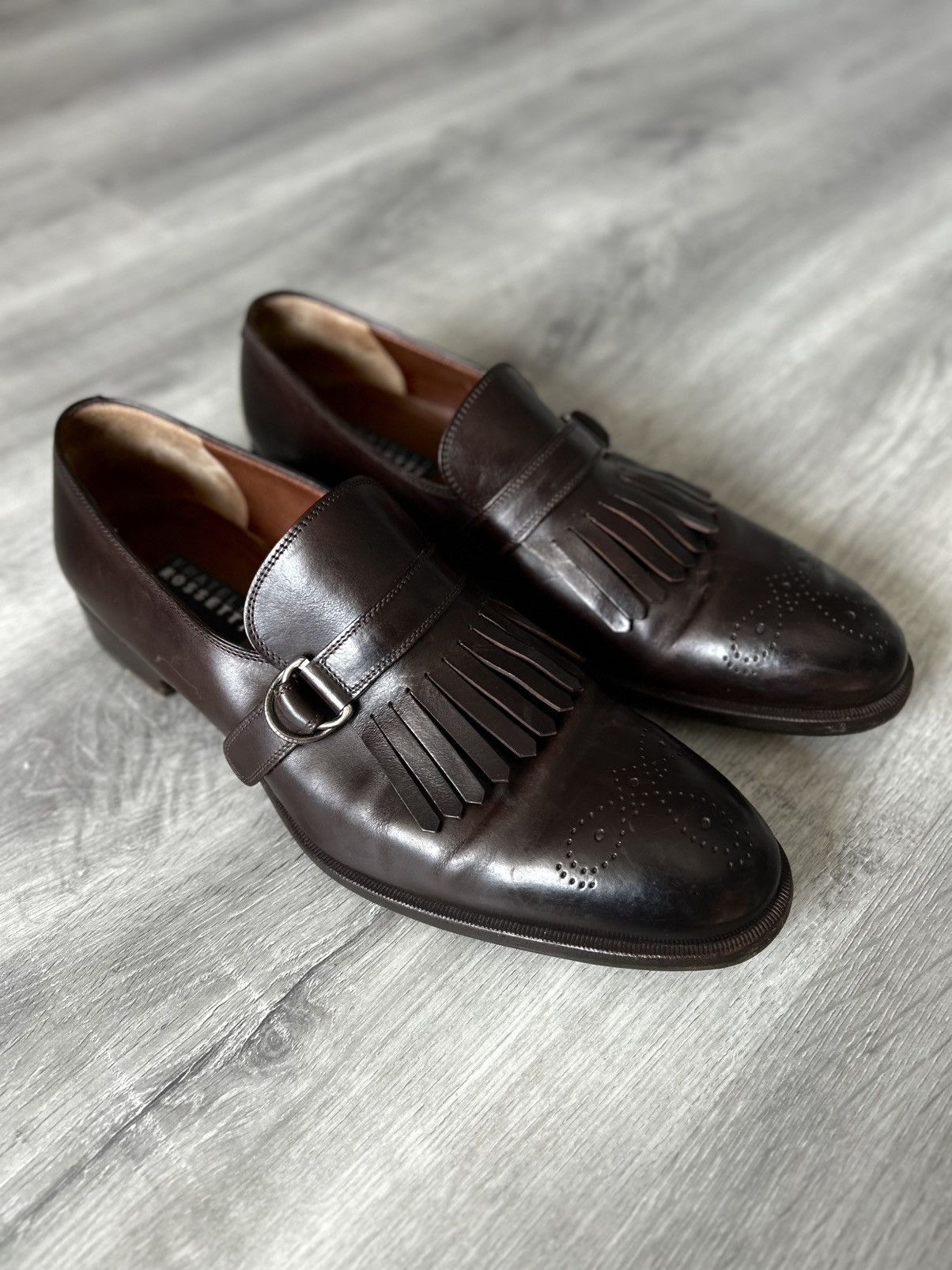 Fratelli Rossetti Fratelli Rossetti Leather Loafers - Made in Italy Size US 10 / EU 43 - 2 Thumbnail