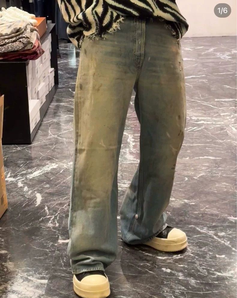 Acne Studios acne studios Splash ink wide-leg jeans 2502-Nextarrow Size US 32 / EU 48 - 6 Thumbnail