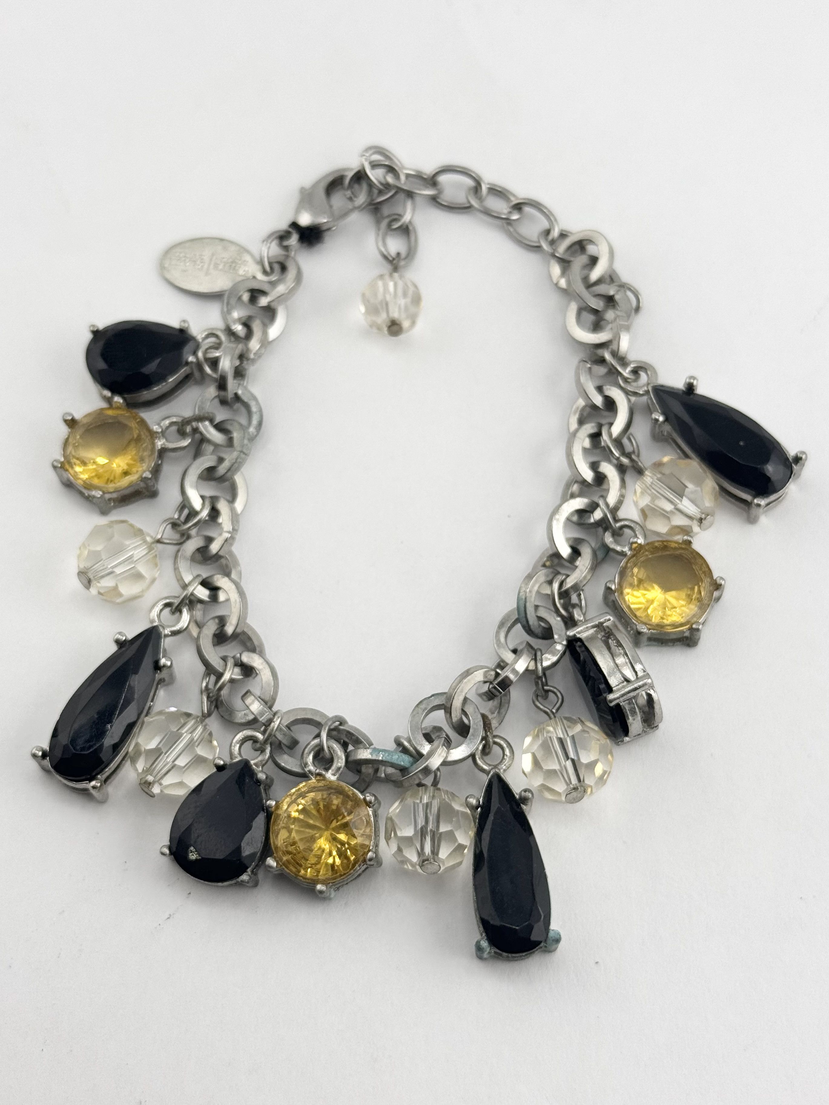 White House Black Market White House Black Market rhinestone charm bracelet Size ONE SIZE - 2 Thumbnail