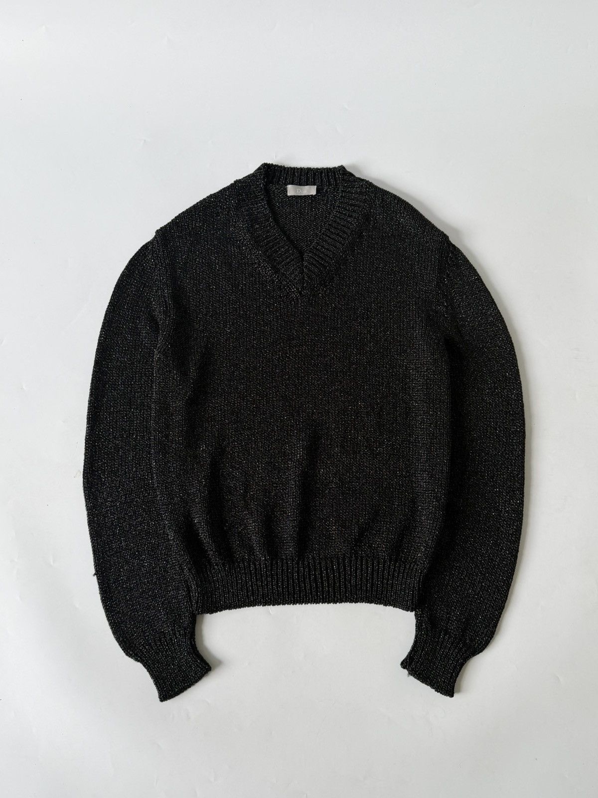 トップス Dior Homme ds knit black Dior × Kris Van Assche (RUNWAY) FW13 Dior Homme Knitted Sweater