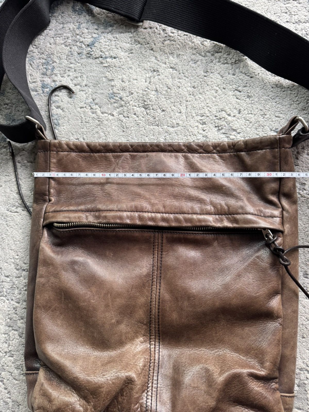 Yohji Yamamoto Yohji Yamamoto Vintage Leather Shoulder Bag Size ONE SIZE - 19 Thumbnail