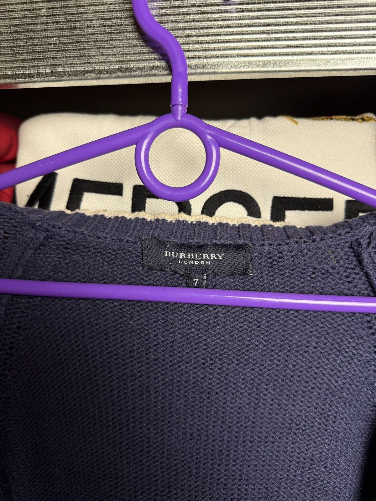 Burberry Vintage Burberry Zipper Sweater Size US XL / EU 56 / 4 - 8 Thumbnail