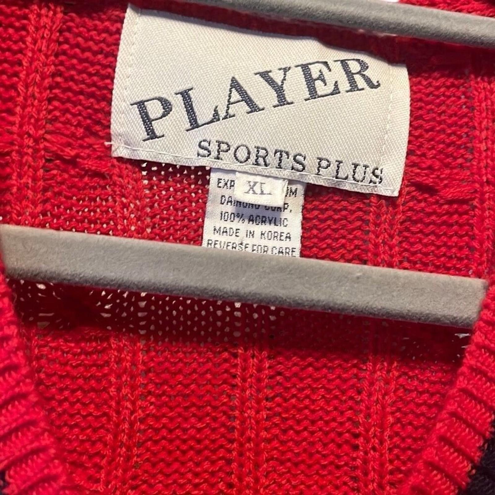 Pro Player Vintage player sports plus sweater vest XL Size US XL / EU 56 / 4 - 7 Thumbnail