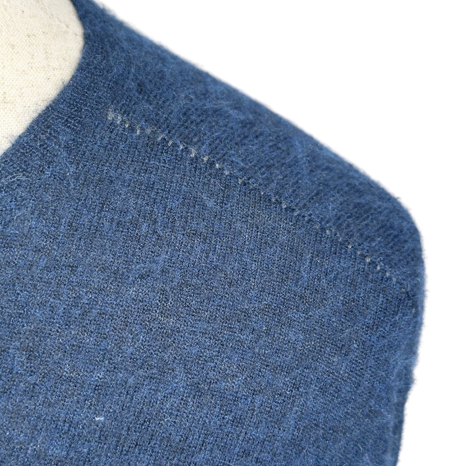 John Varvatos John Varvatos Sweater Men’s XL Dark Blue 100% Cashmere Size US XL / EU 56 / 4 - 11 Thumbnail