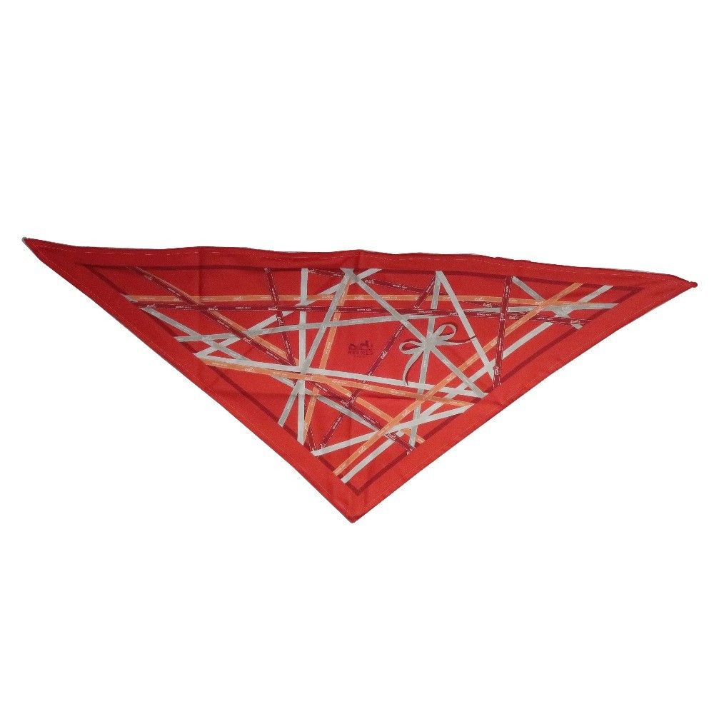 Hermes Hermes Triangle Scarves Silk Size ONE SIZE - 1 Thumbnail