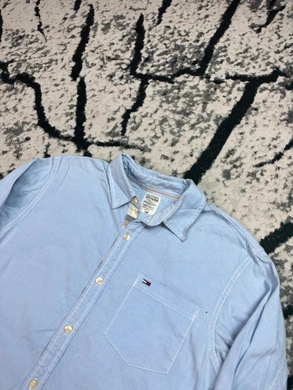 Tommy Hilfiger Tommy Hilfiger blue logo shirt M pocket Size US M / EU 48-50 / 2 - 4 Thumbnail