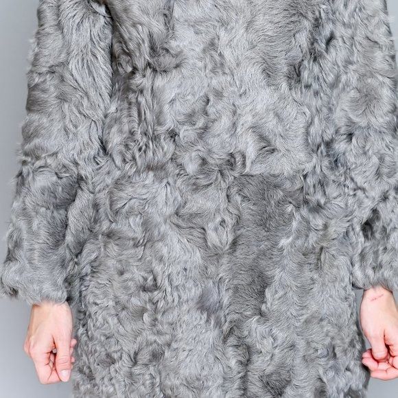 Vintage 440. VINTAGE 1970s Gray Genuine Sheepskin Fur Jacket Small Size S / US 4 / IT 40 - 7 Thumbnail