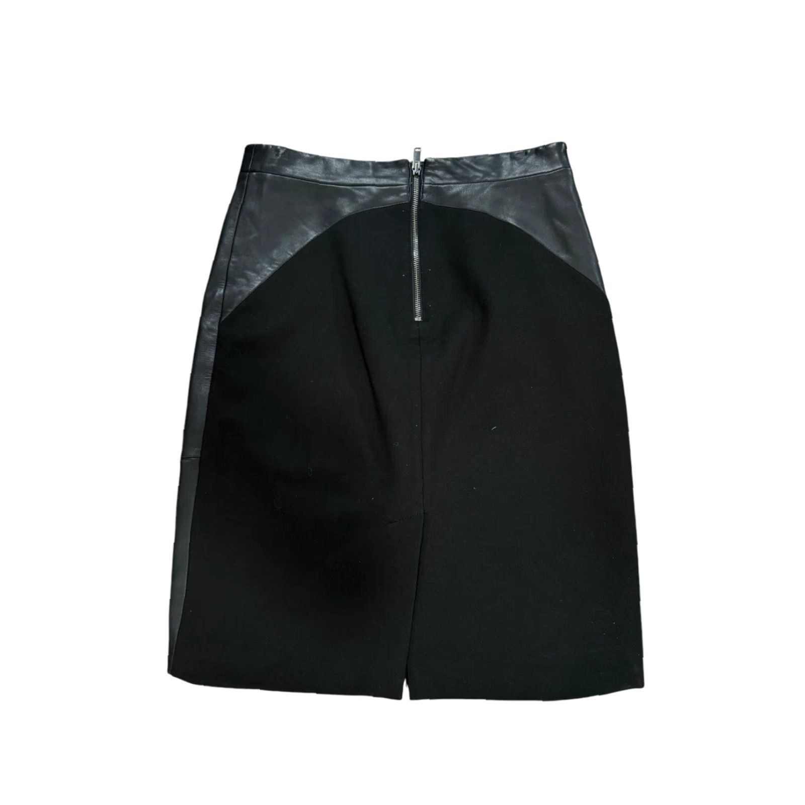 Reiss Reiss Reagan Leather Pencil Skirt Black Size 8 Lambs Leather Size 30" / US 8 / IT 44 - 6 Thumbnail