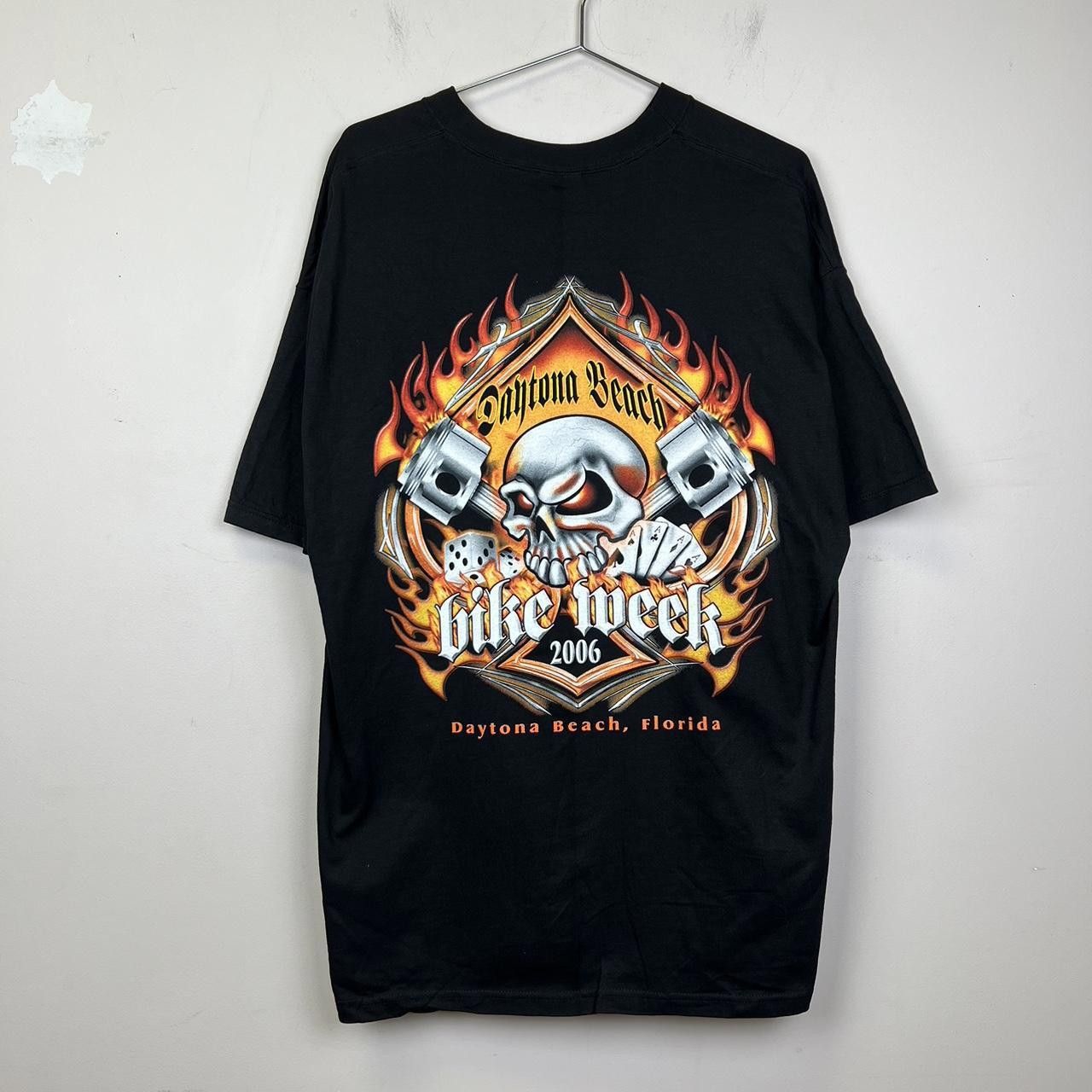 Designer Daytona Beach Bike Week 2006 T-Shirt - Vintage Black Size US XXL / EU 58 / 5 - 1 Thumbnail