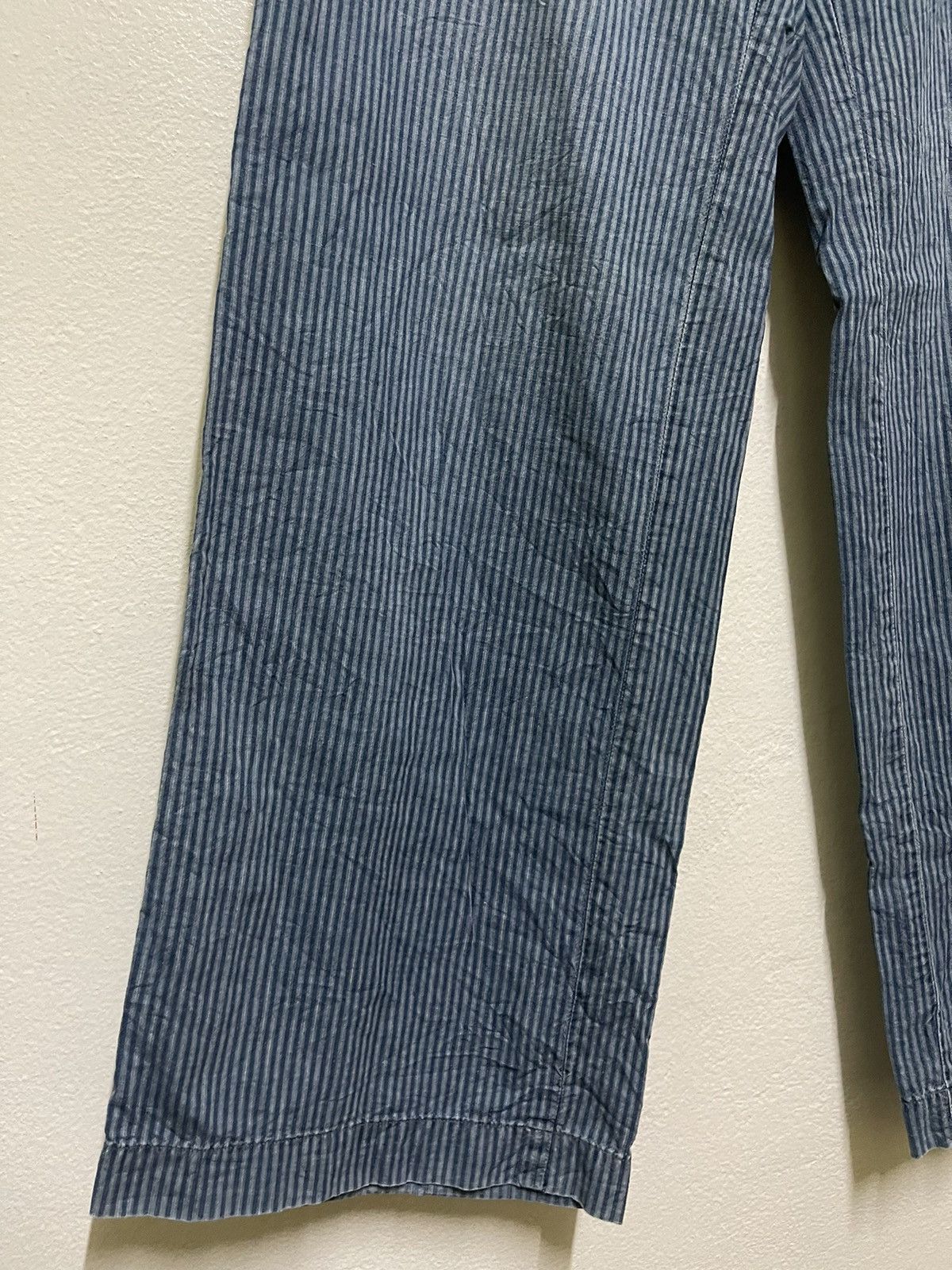 45rpm × Japanese Brand 45RPM Striped Navy Pants Japan Size 30" / US 8 / IT 44 - 4 Thumbnail