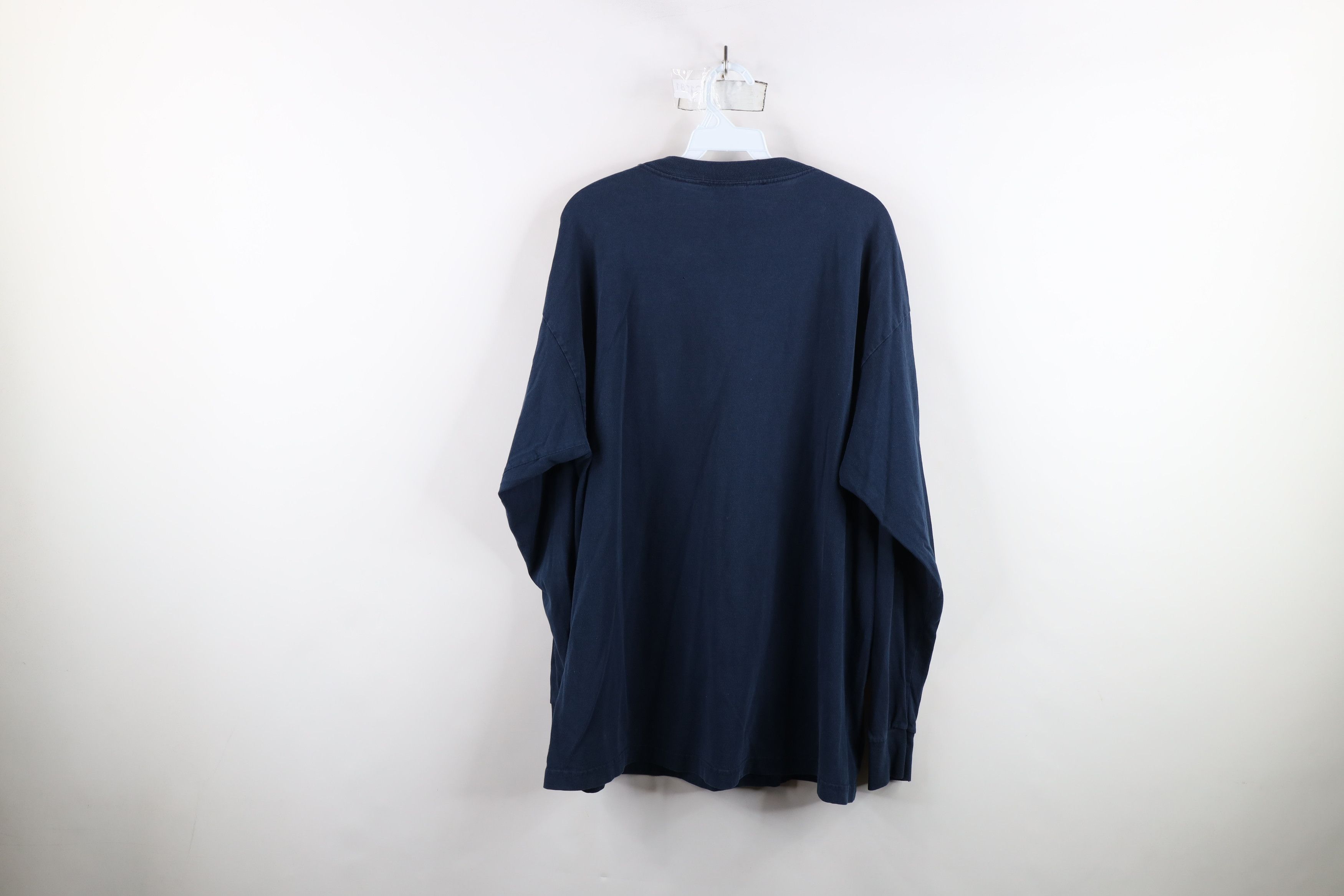 Vintage Vintage 90s University of Michigan Long Sleeve T-Shirt Size US XL / EU 56 / 4 - 11 Thumbnail