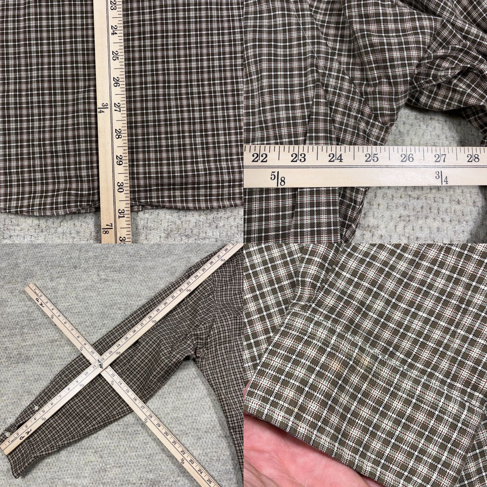 Ralph Lauren Ralph Lauren Shirt Men Large Brown Plaid Button-Up Classic Fit Flannel Adult Regular Size Size US L / EU 52-54 / 3 - 8 Thumbnail