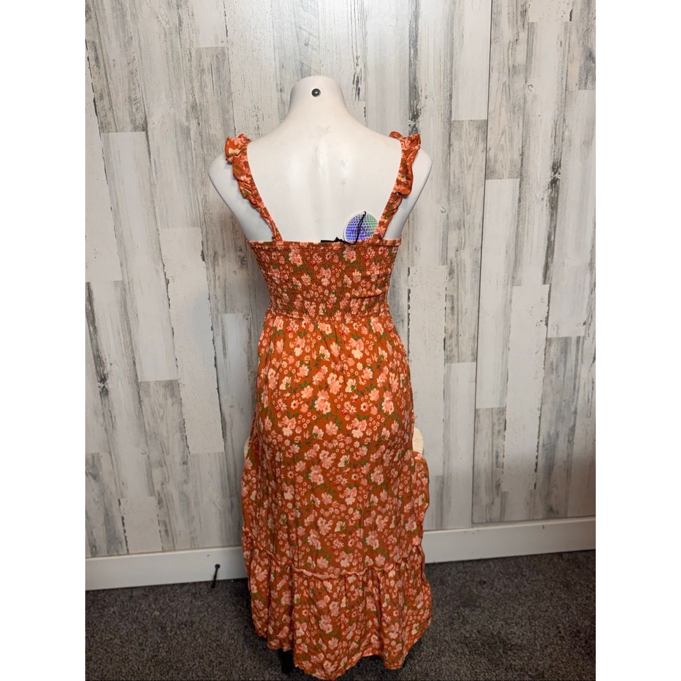 Other Coco & Sky Floral Smocked Maxi Dress – Ruffle Straps, Tiered Size M / US 6-8 / IT 42-44 - 5 Thumbnail