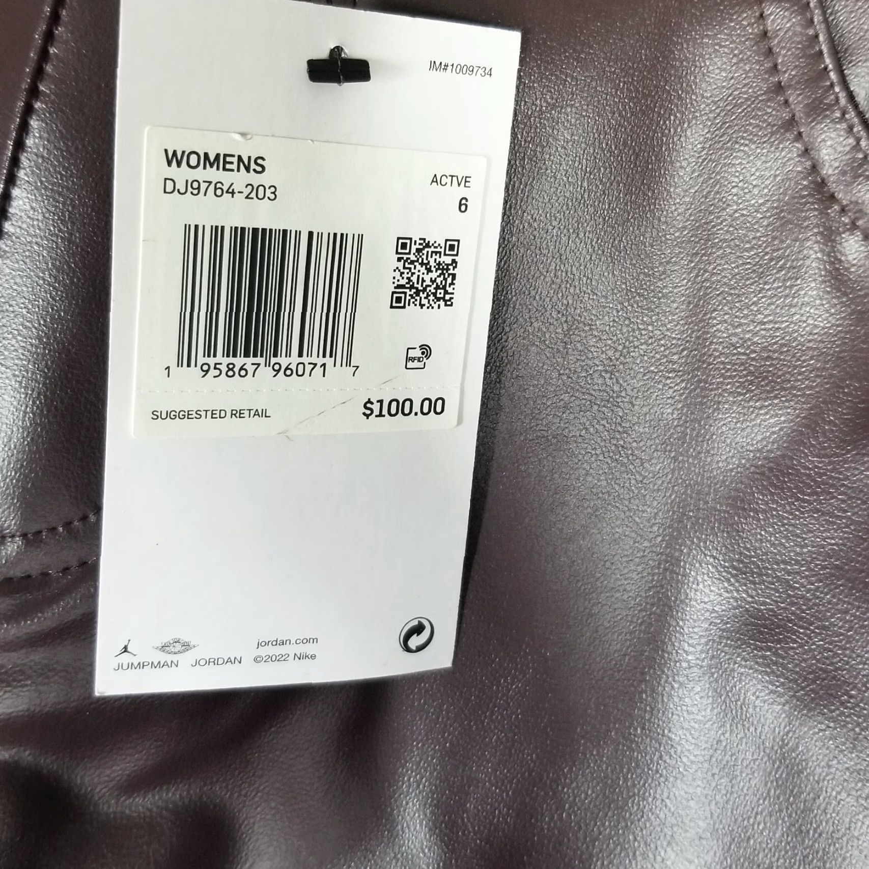Nike VINTAGE Nike Air Jordan x Maison Château Rouge Pants Women 6 Brown & Sail Straight Leg NWT Womens Size 6 Size 28" / US 6 / IT 42 - 2 Thumbnail