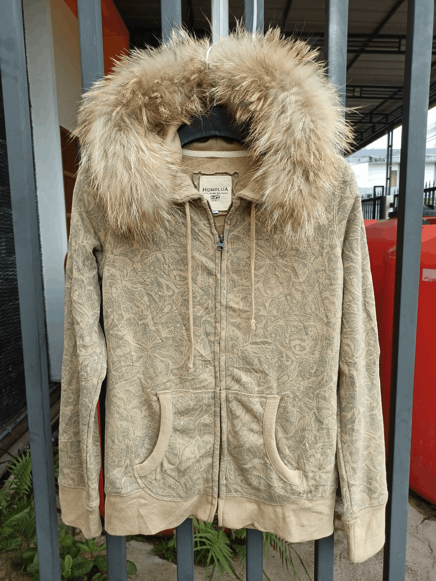 If Six Was Nine × Japanese Brand × Le Grande Bleu (L.G.B.) Crazy fur Hoodie Honolua Surf.co All Over Flower Print Size US M / EU 48-50 / 2 - 6 Thumbnail