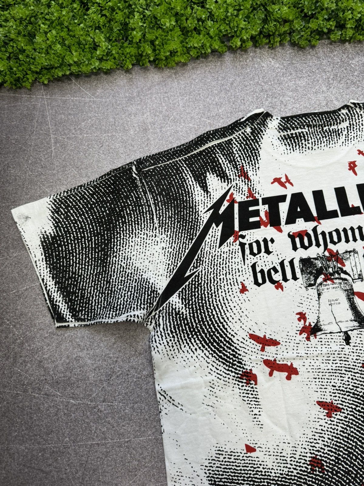 Band Tees × Vintage Metallica Crow Over Print T shirt Graphic Vintage Y2K Size US XXL / EU 58 / 5 - 7 Thumbnail