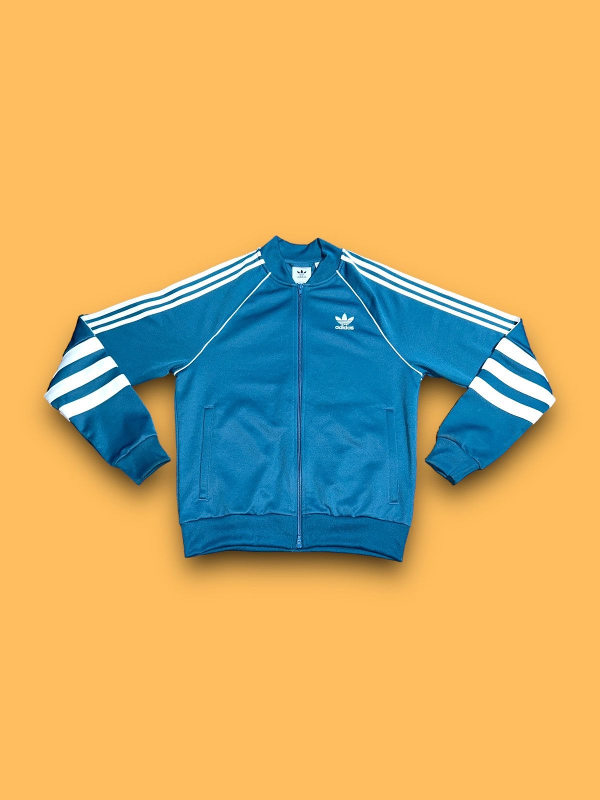 Adidas originals trefoil superstar track jacket on sale