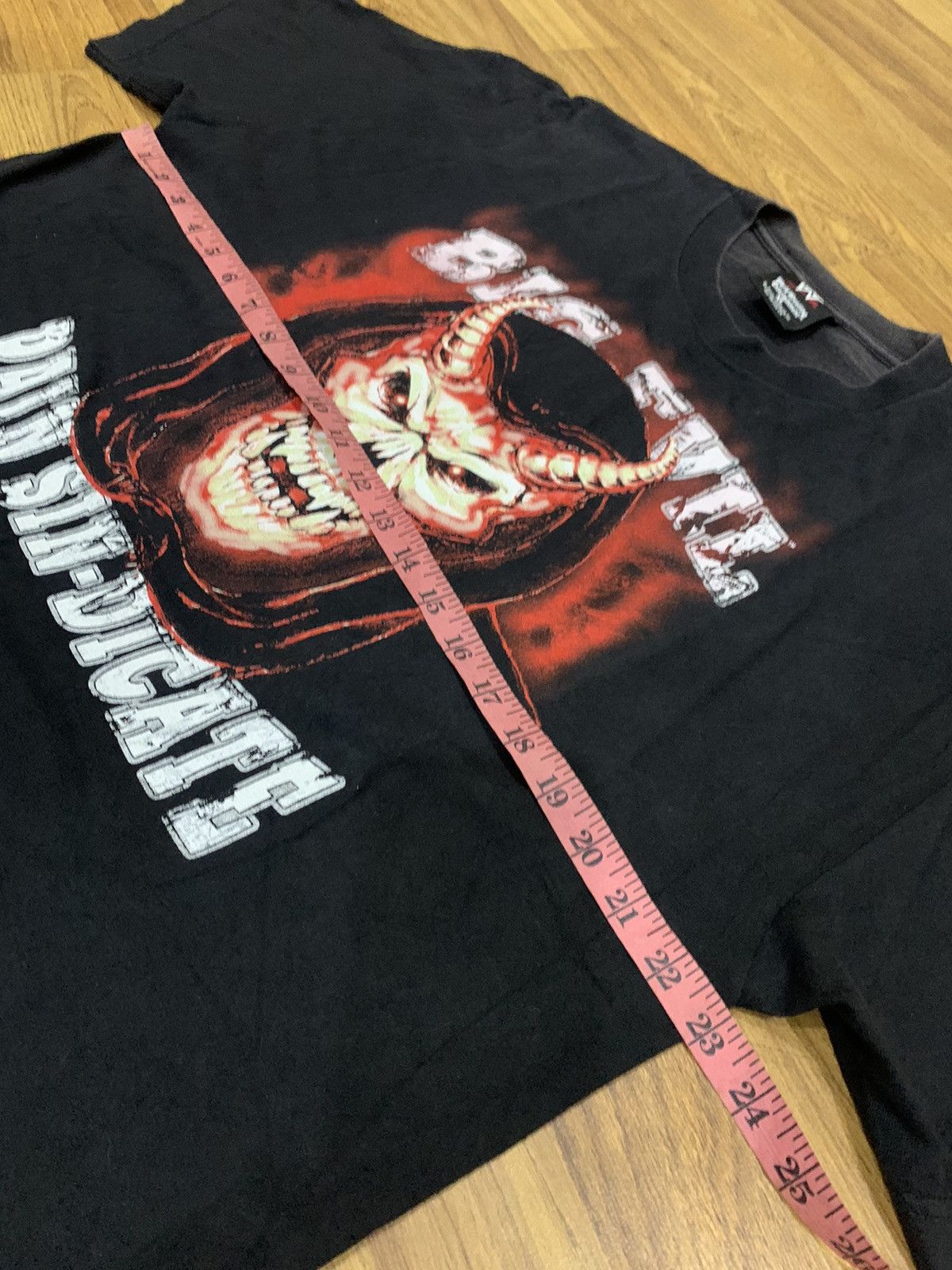 Vintage × WWE × WWF 2003 BIG EVIL UNDERTAKER SKULL SHIRT WWF WWE Size US XL / EU 56 / 4 - 4 Thumbnail