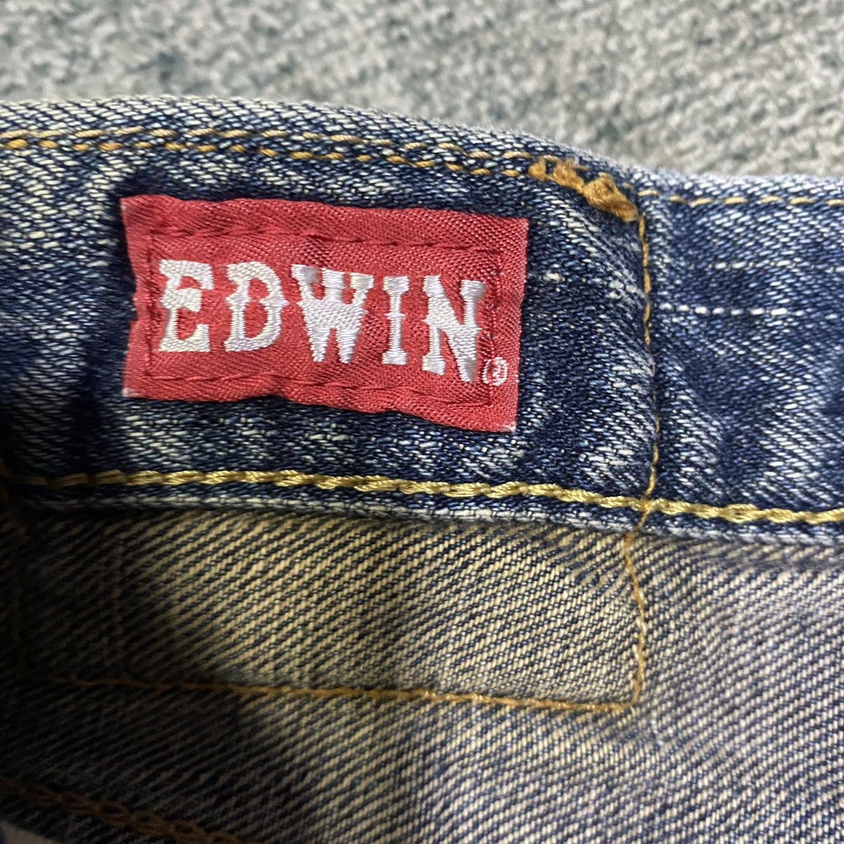 Edwin × Jean Edwin 505 Selvage Denim Distressed Jeans Size US 30 / EU 46 - 17 Thumbnail