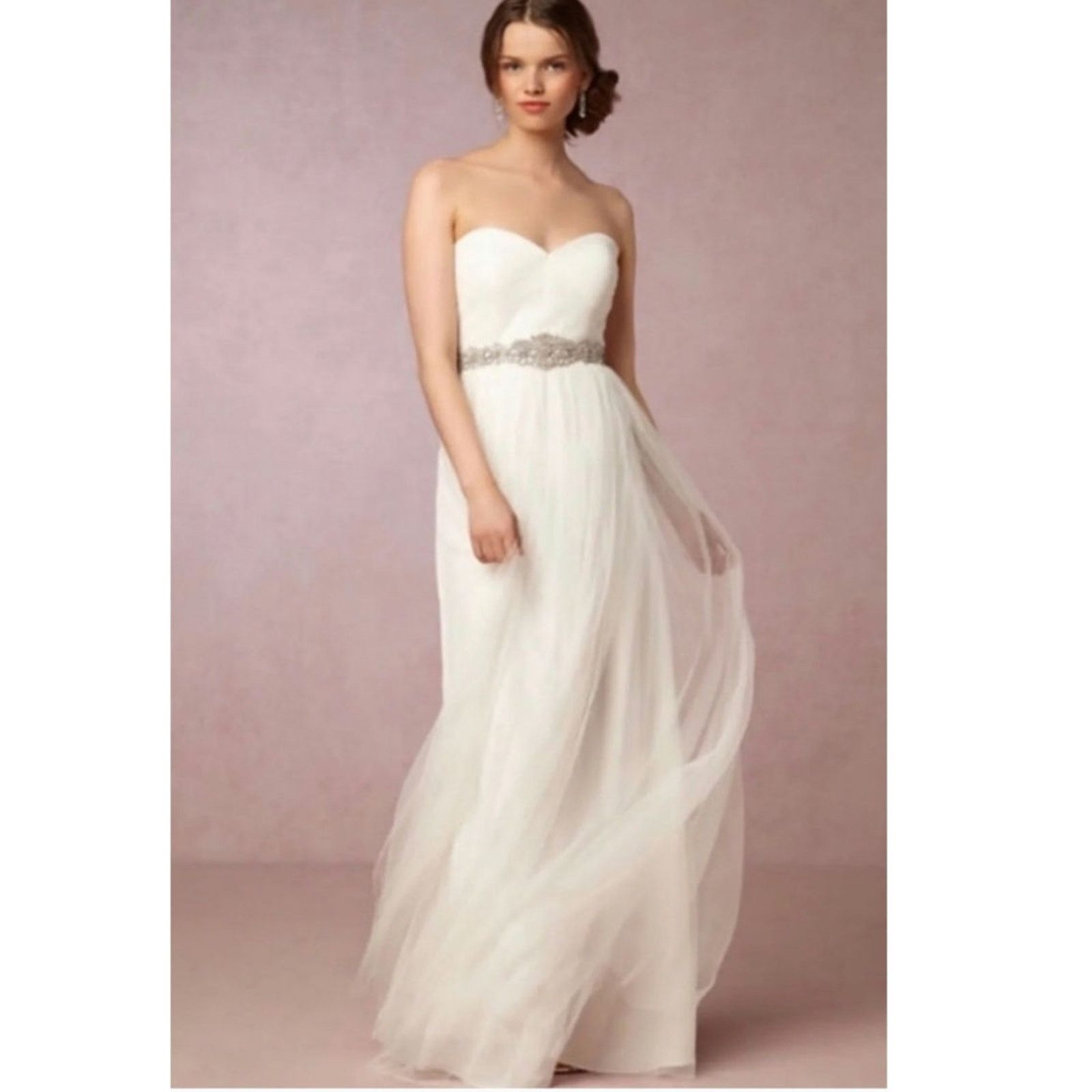 Anthropologie New BHLDN x Jenny Yoo Annabelle Convertible Dress $260 Sz 6 Size M / US 6-8 / IT 42-44 - 1 Thumbnail