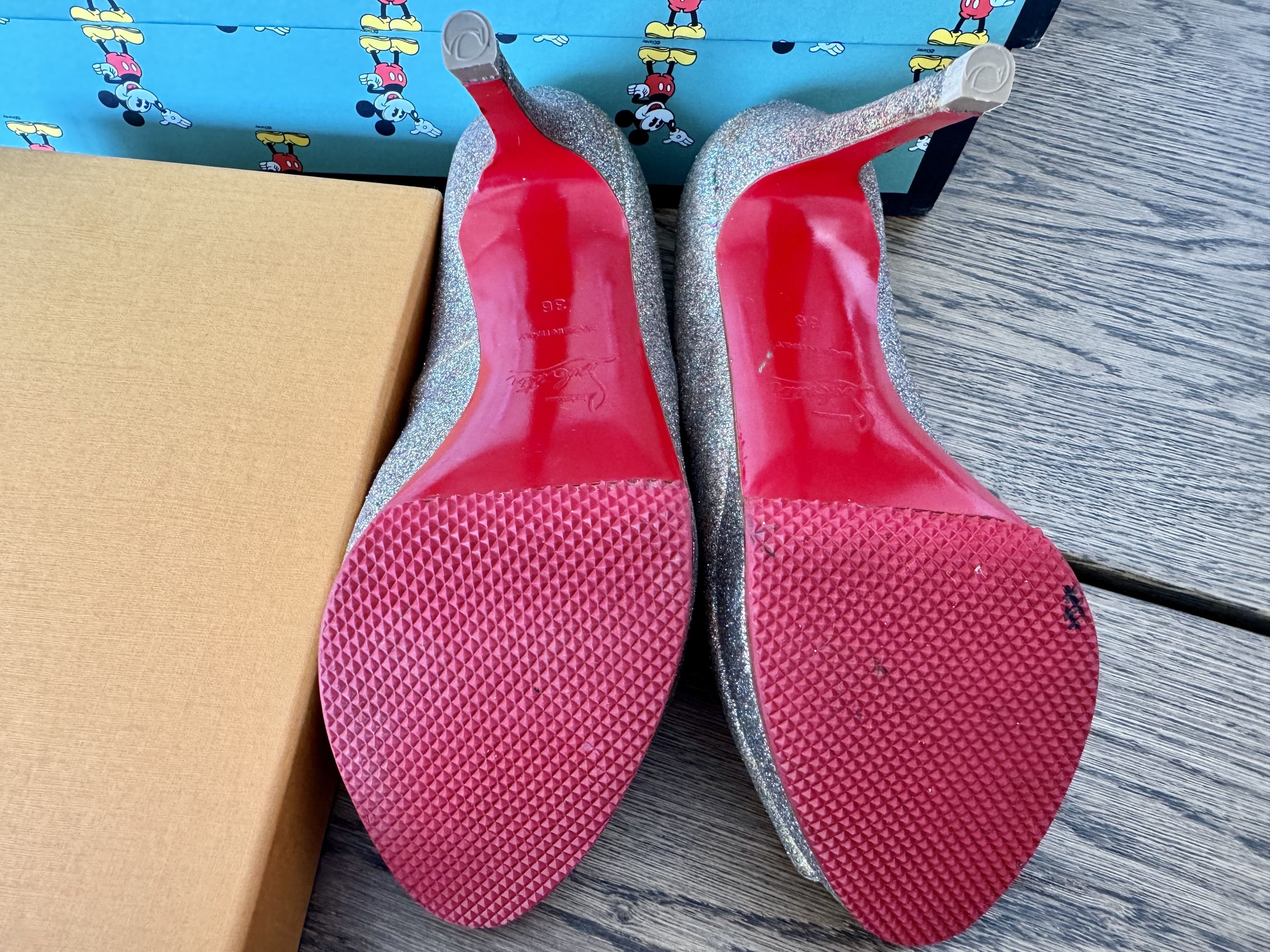 Christian Louboutin Louboutin - Glitter heels Size US 6 / IT 36 - 6 Thumbnail