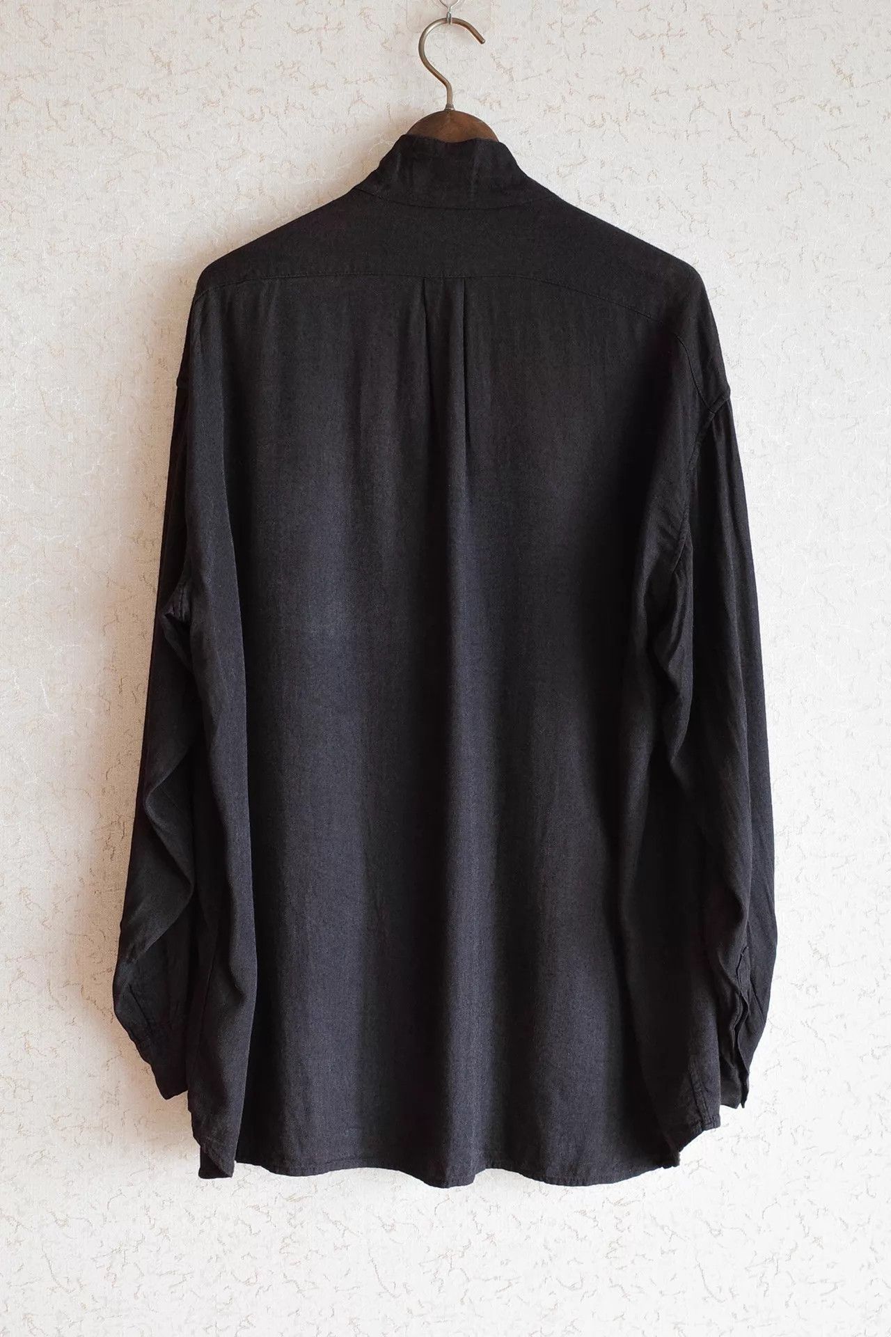Y's for Men Y's for Men 70s Thick Stand-Up Collar Rayon Shirt Size US L / EU 52-54 / 3 - 3 Thumbnail