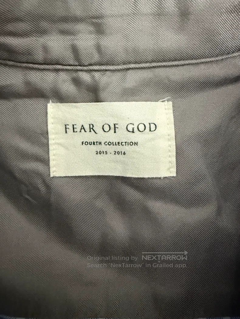 Fear of God Fear of God Sick gown striped side zipper shirt Size US M / EU 48-50 / 2 - 3 Thumbnail
