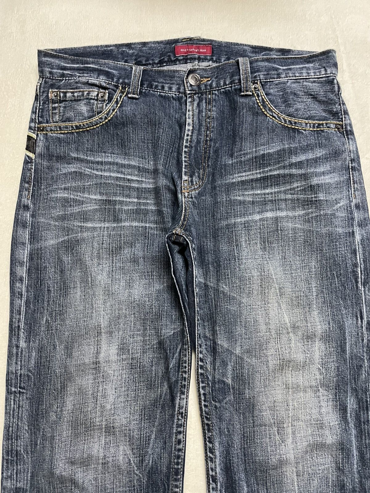 Japanese Brand Vintage Anti-Label Mudwash Faded Denim Jeans Size US 34 / EU 50 - 2 Thumbnail