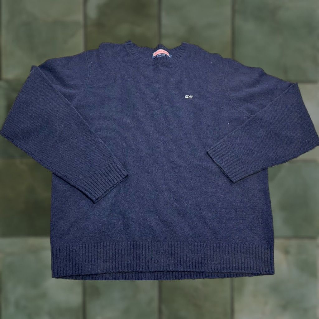Vineyard Vines VINEYARD VINES Pullover Sweater Men L Lambswool Blue Shep & Ian 100% Size Large Size US L / EU 52-54 / 3 - 1 Thumbnail