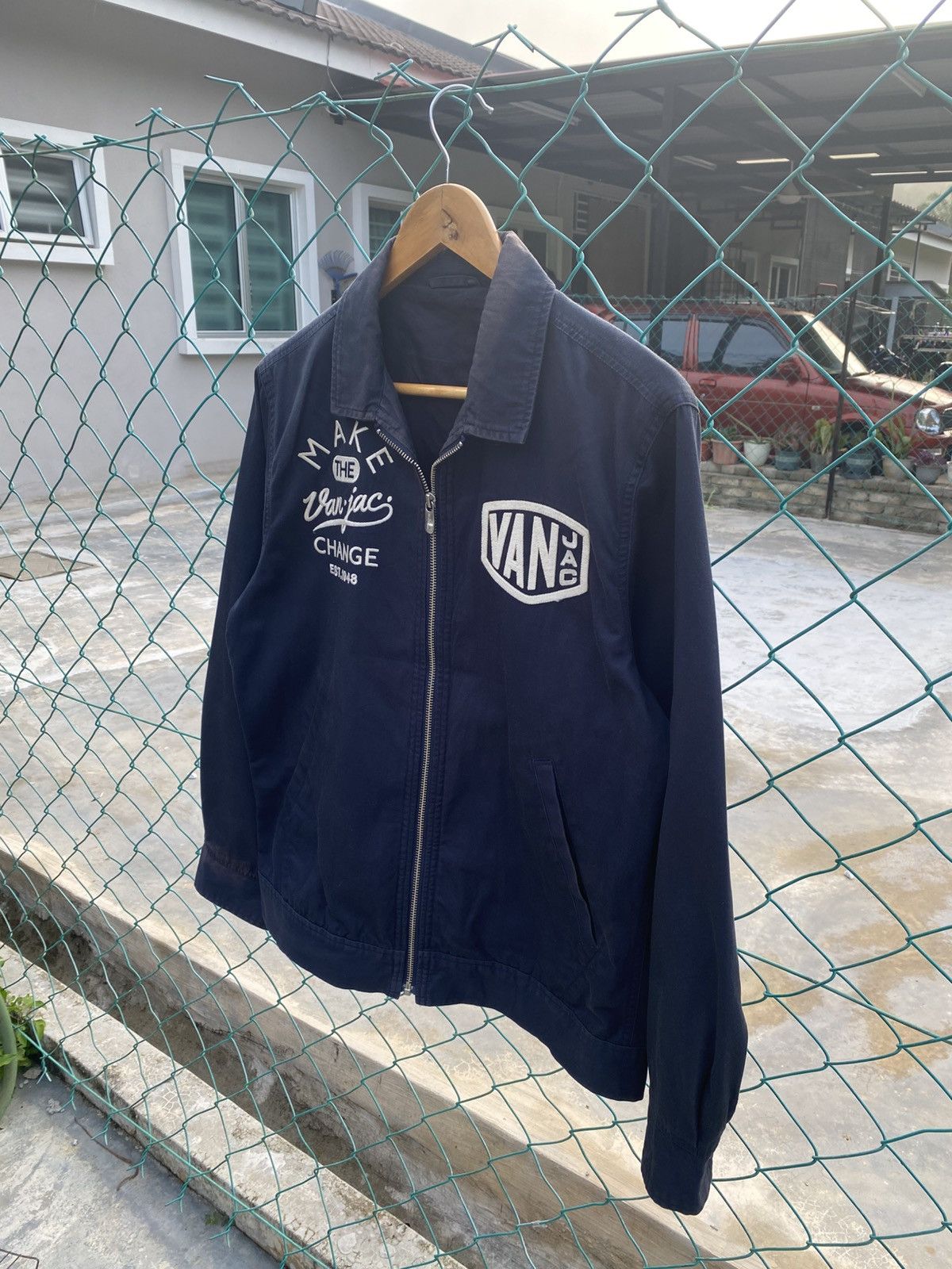 Vintage Vintage VAN JAC spellout worker jacket Size US M / EU 48-50 / 2 - 5 Thumbnail
