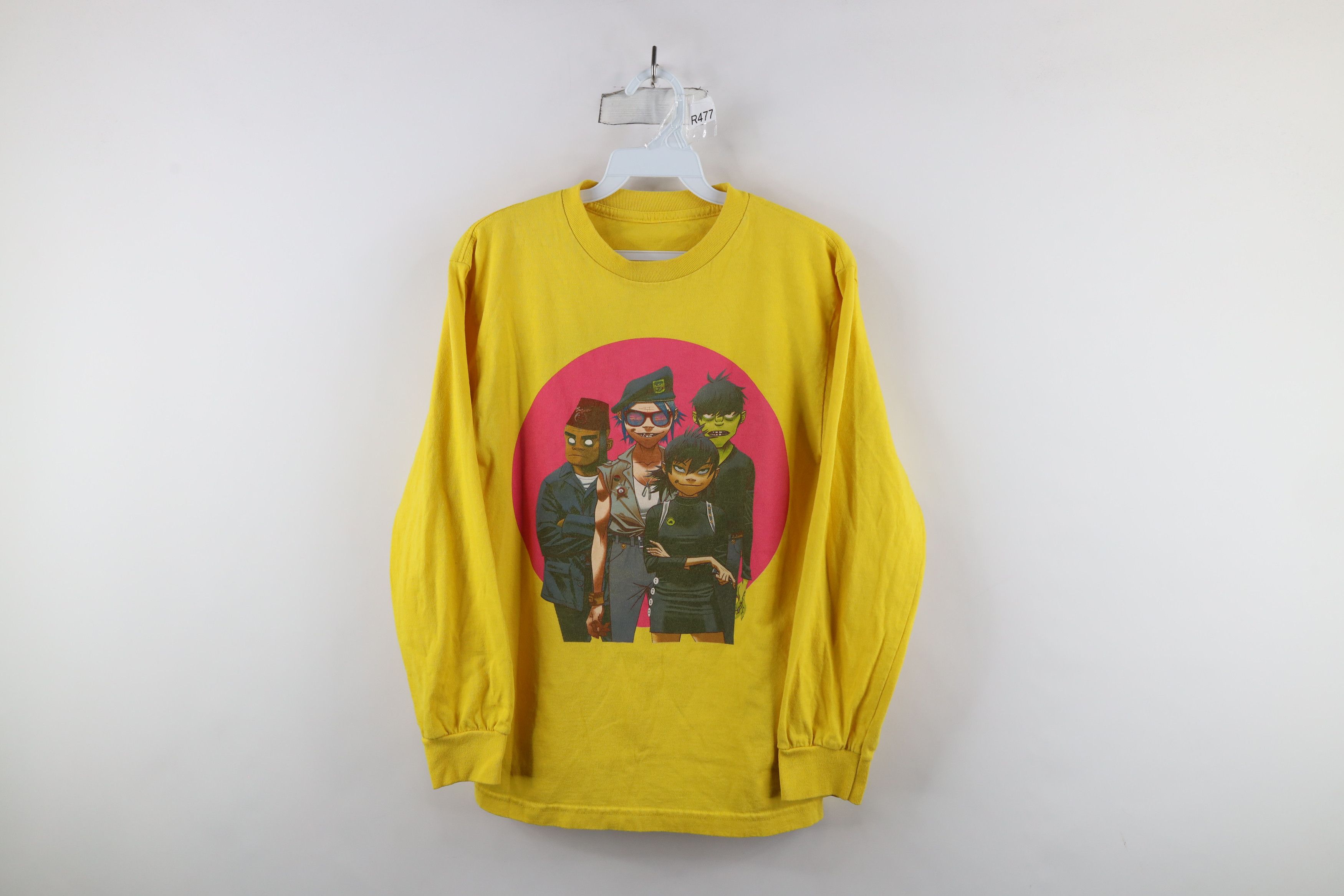 Vintage Vintage Out The Gorillaz Band Long Sleeve T-Shirt Yellow Size US XS / EU 42 / 0 - 1 Thumbnail