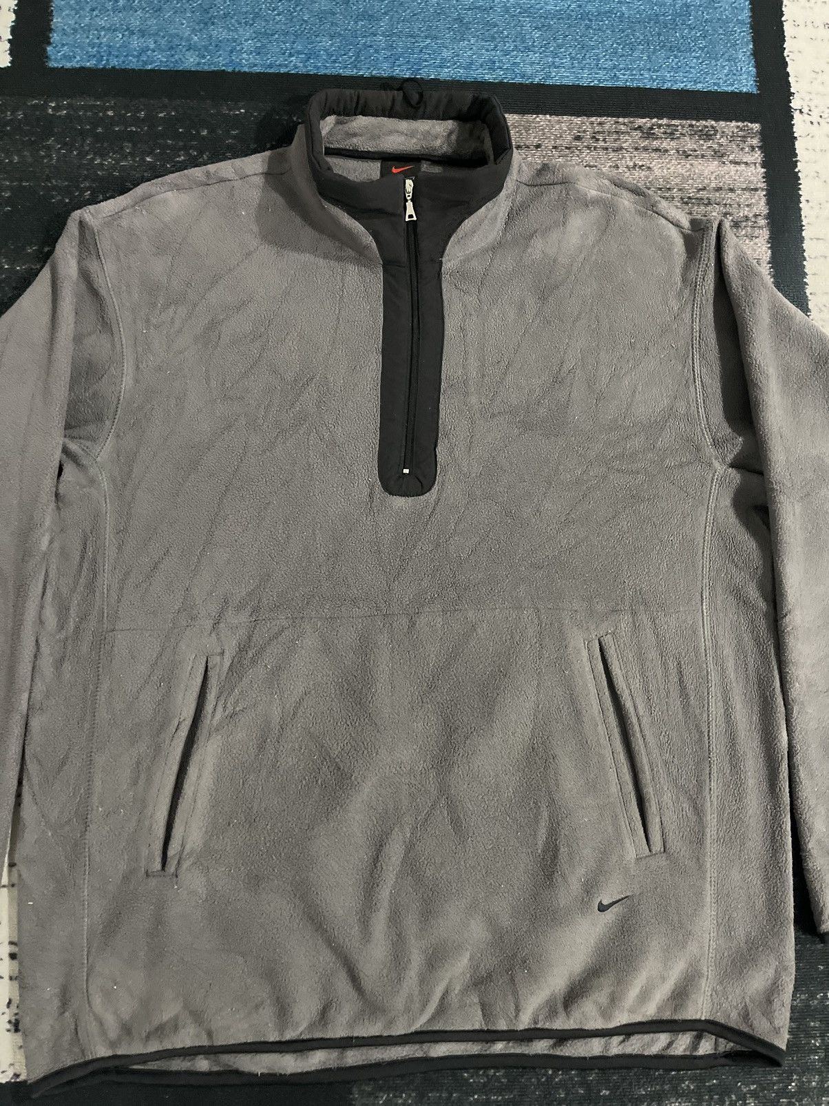 Vintage Vintage Nike Fleece Half Zipper Jacket Size US L / EU 52-54 / 3 - 5 Thumbnail