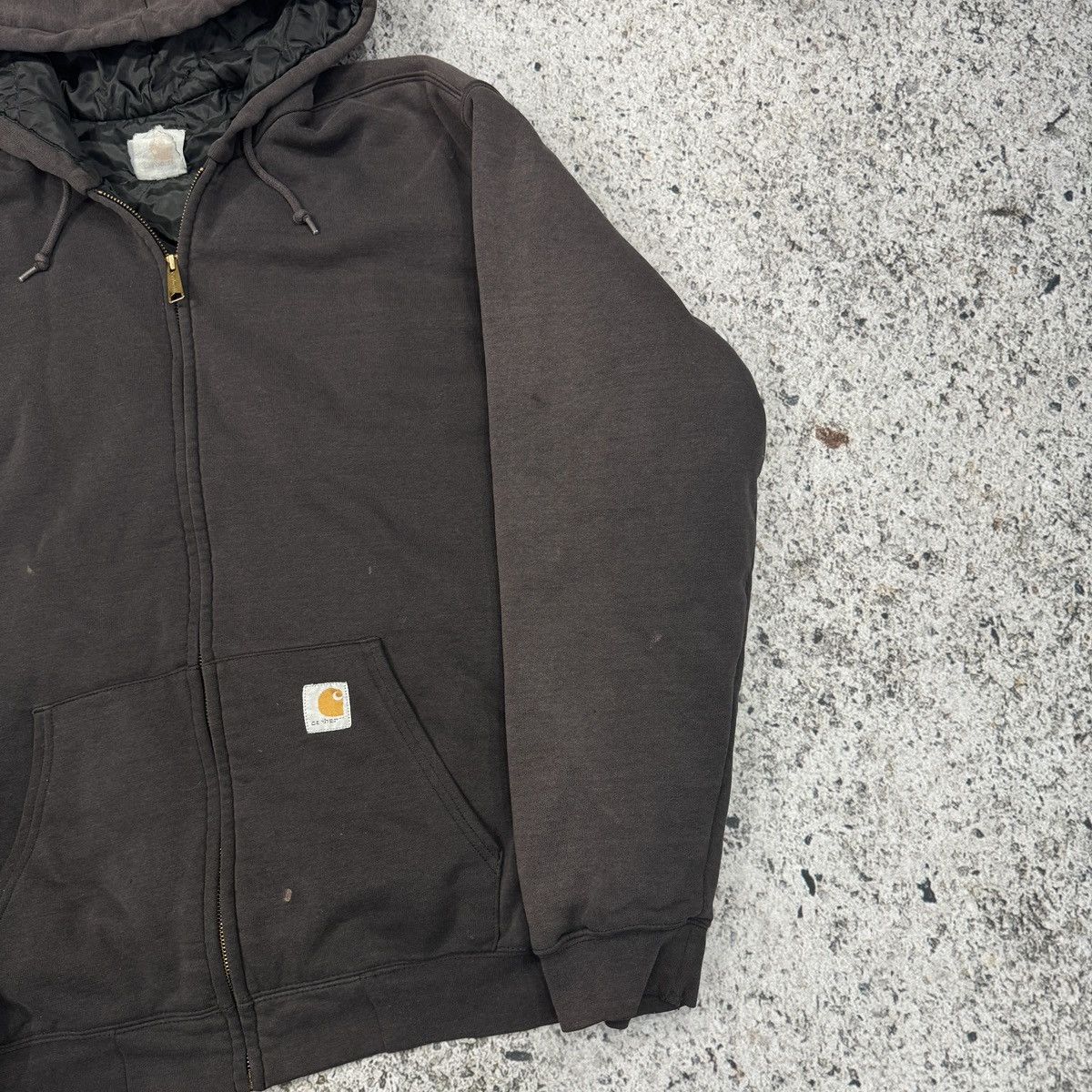 Carhartt Carhartt Thrashed Faded Distressed Zip Up Hoodie ERD Grunge Size US XXL / EU 58 / 5 - 8 Thumbnail