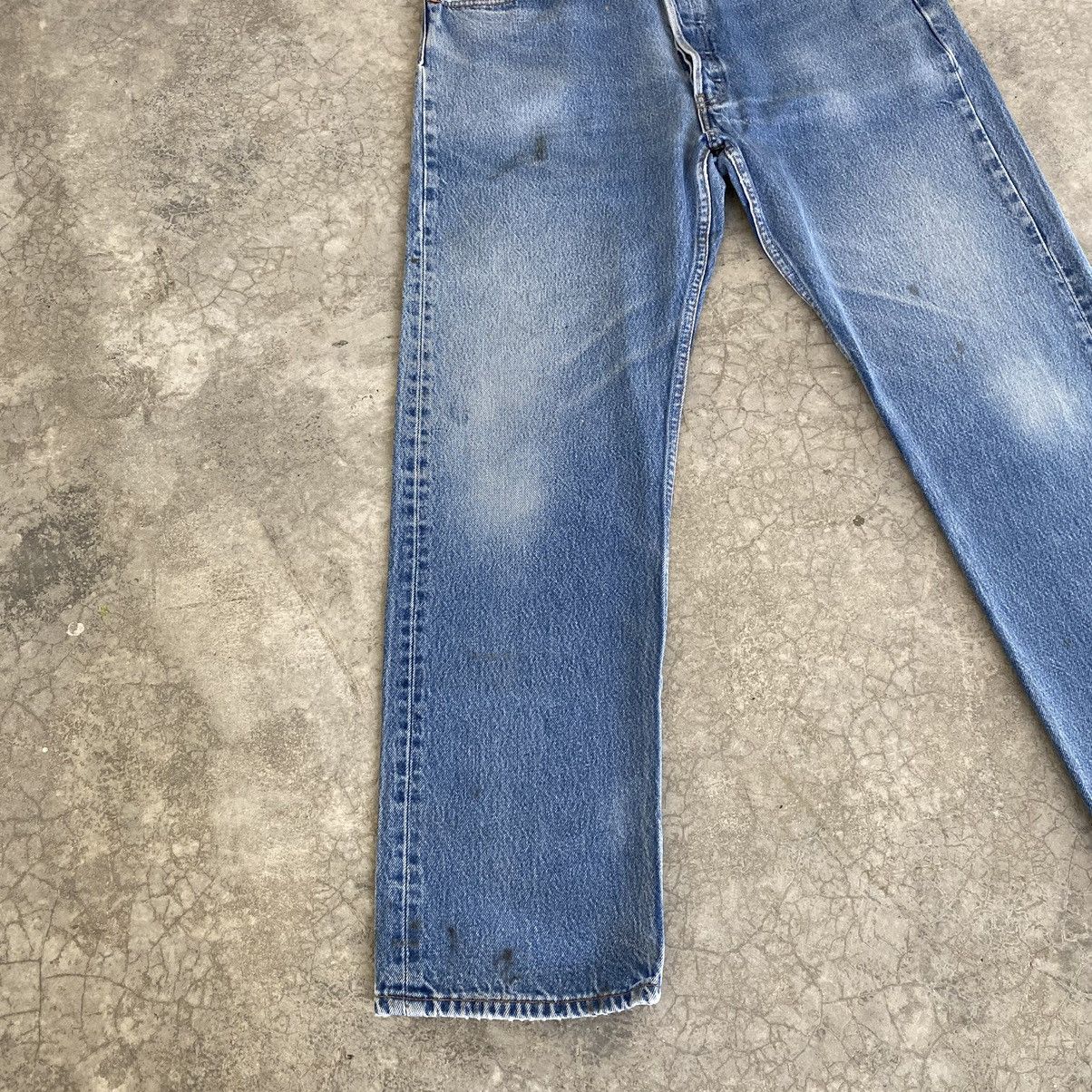 Levi's Size 36x30 VTG Late 90’s Levis 501 Stonewashed Blue Jeans Size US 36 / EU 52 - 6 Thumbnail